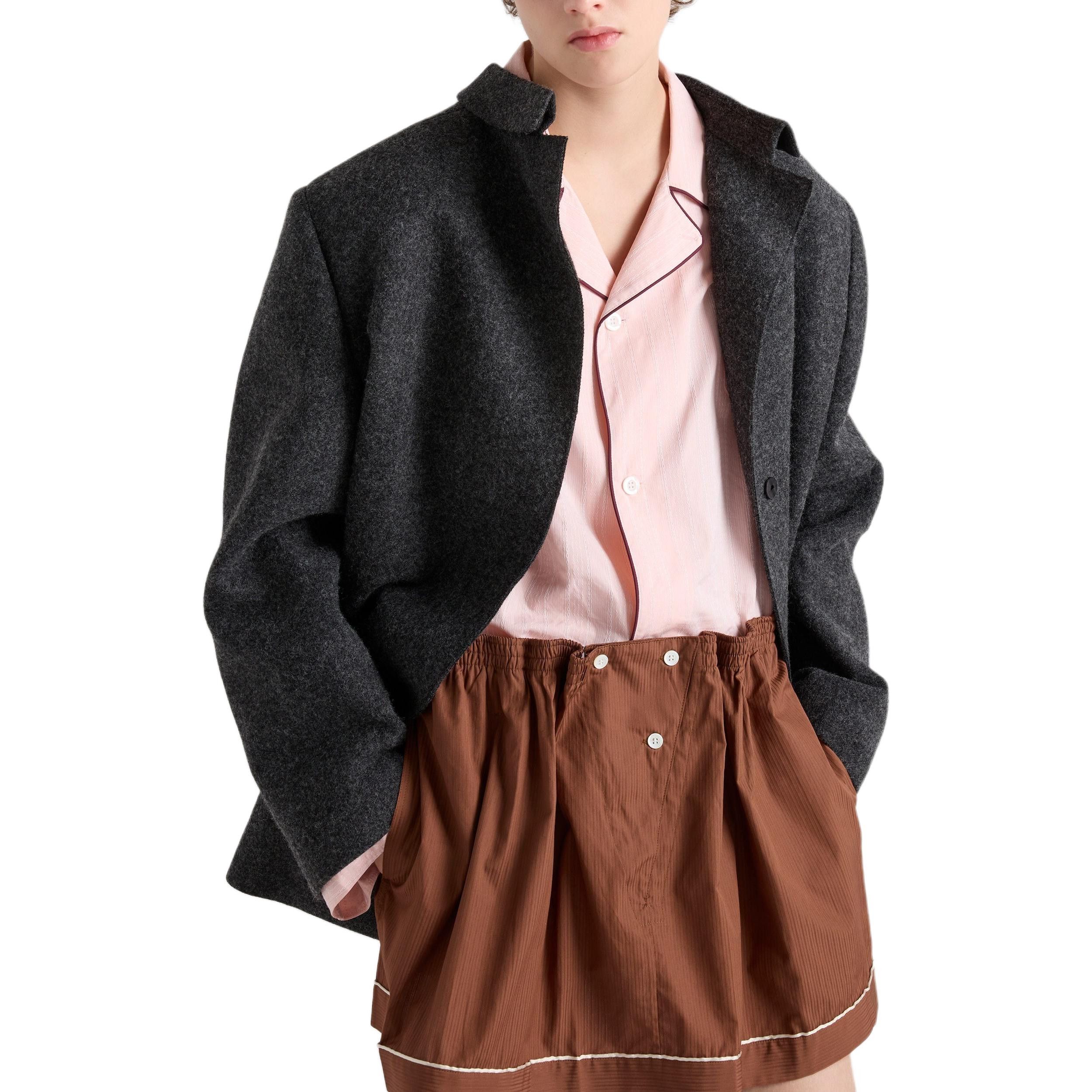 Prada Prada Brown Cotton Mini Skirt Size 38 Size 26" / US 2 / IT 38 - 12 Thumbnail