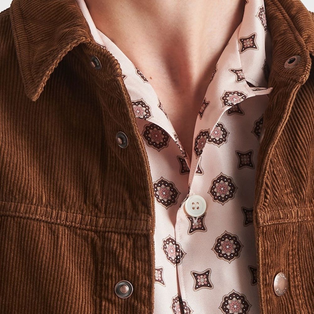 Prada Prada Brown Corduroy Shirt Size XXL Size US XXL / EU 58 / 5 - 9 Thumbnail