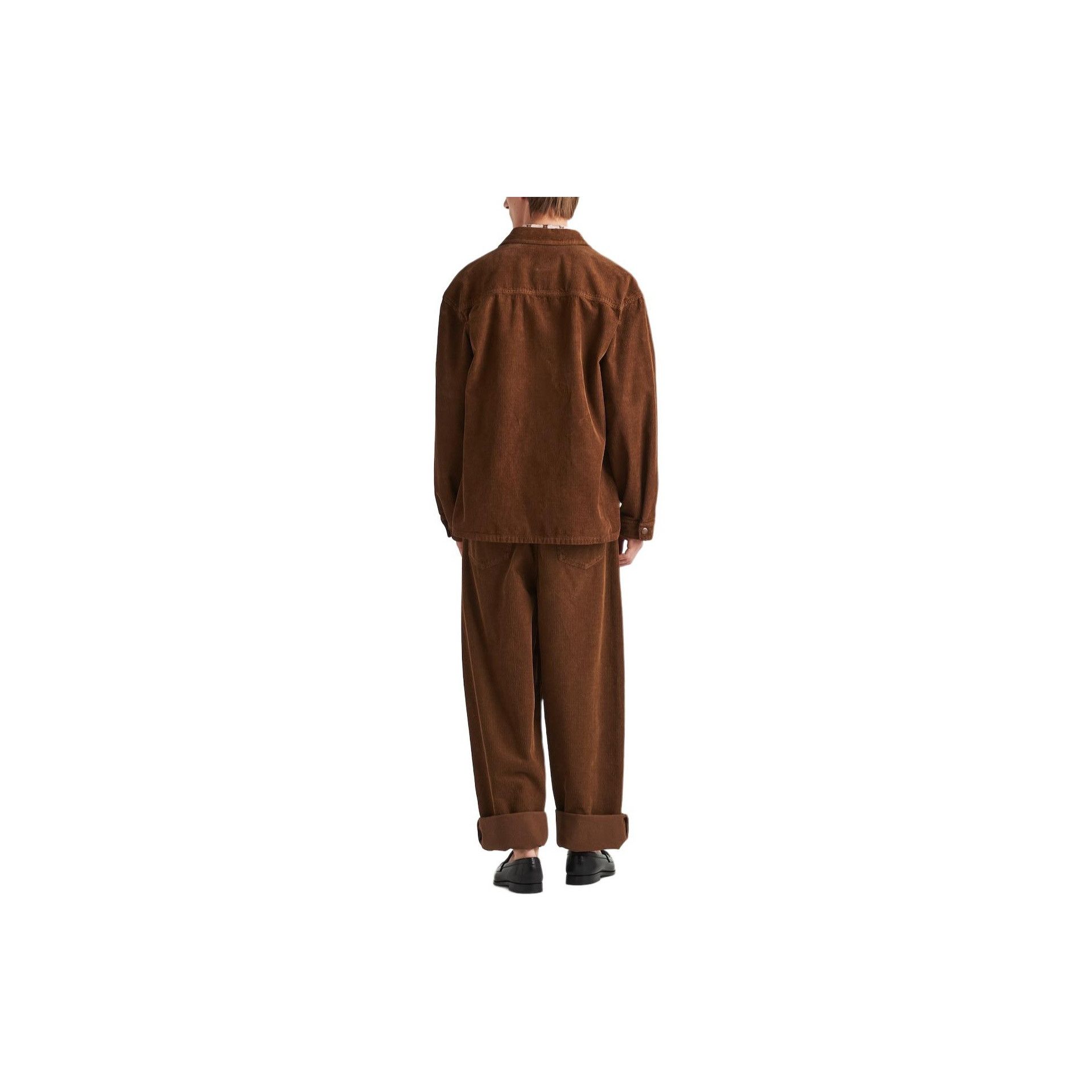 Prada Prada Brown Corduroy Shirt Size XXL Size US XXL / EU 58 / 5 - 7 Thumbnail