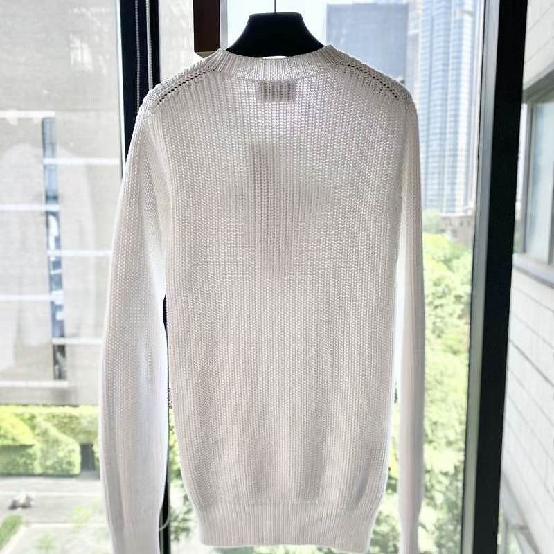 Prada Prada Logo Ribbed Knit Sweater Size 40 Size S / US 4 / IT 40 - 2 Thumbnail