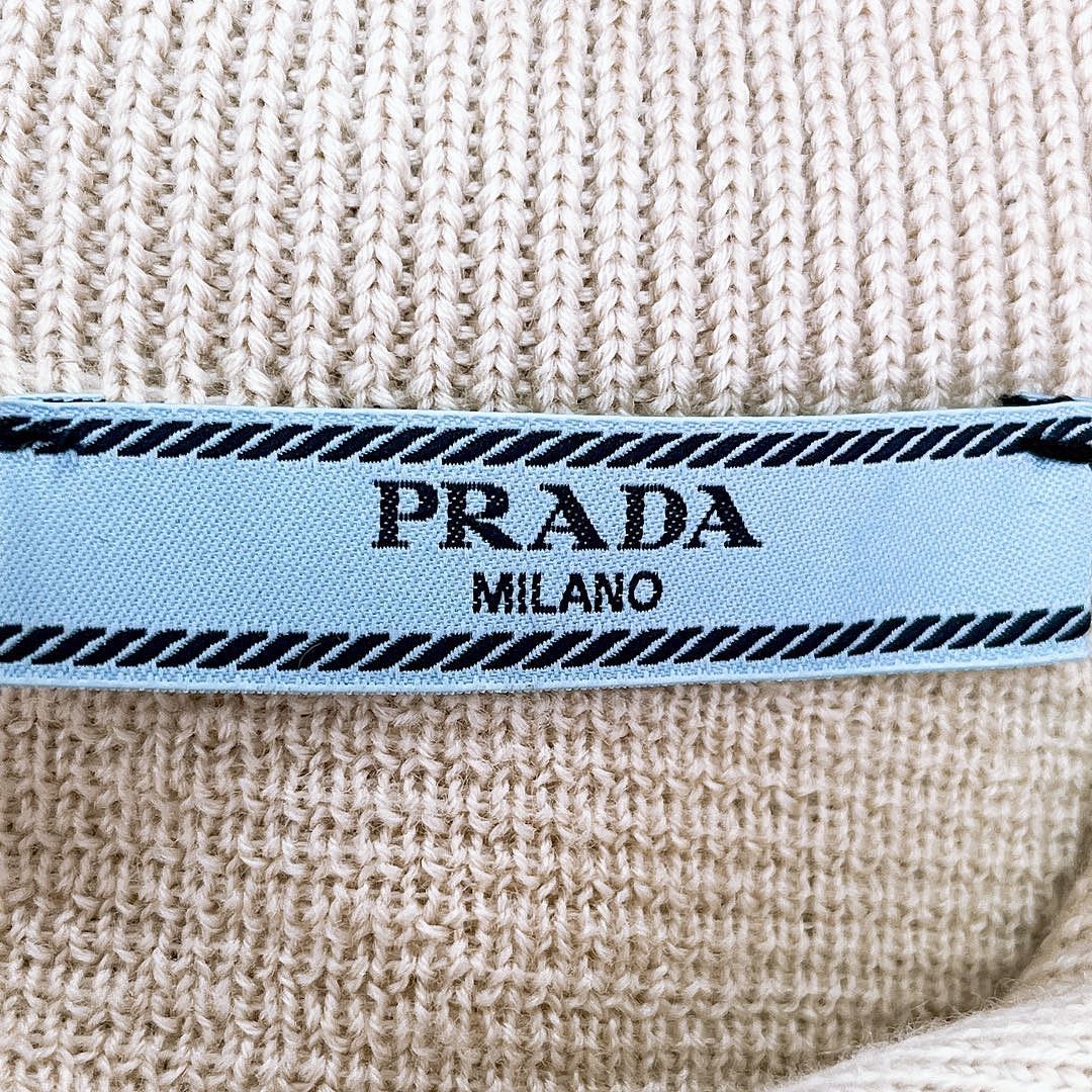 Prada Prada Argyle Knit Polo Sweater Size 38 Size XS / US 0-2 / IT 36-38 - 3 Thumbnail
