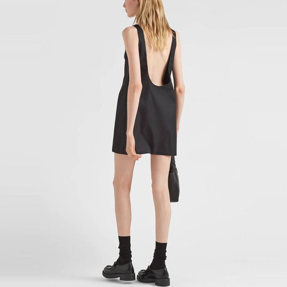 Prada Prada Re-Nylon Logo Plaque Mini Dress Size 42 Size M / US 6-8 / IT 42-44 - 9 Thumbnail