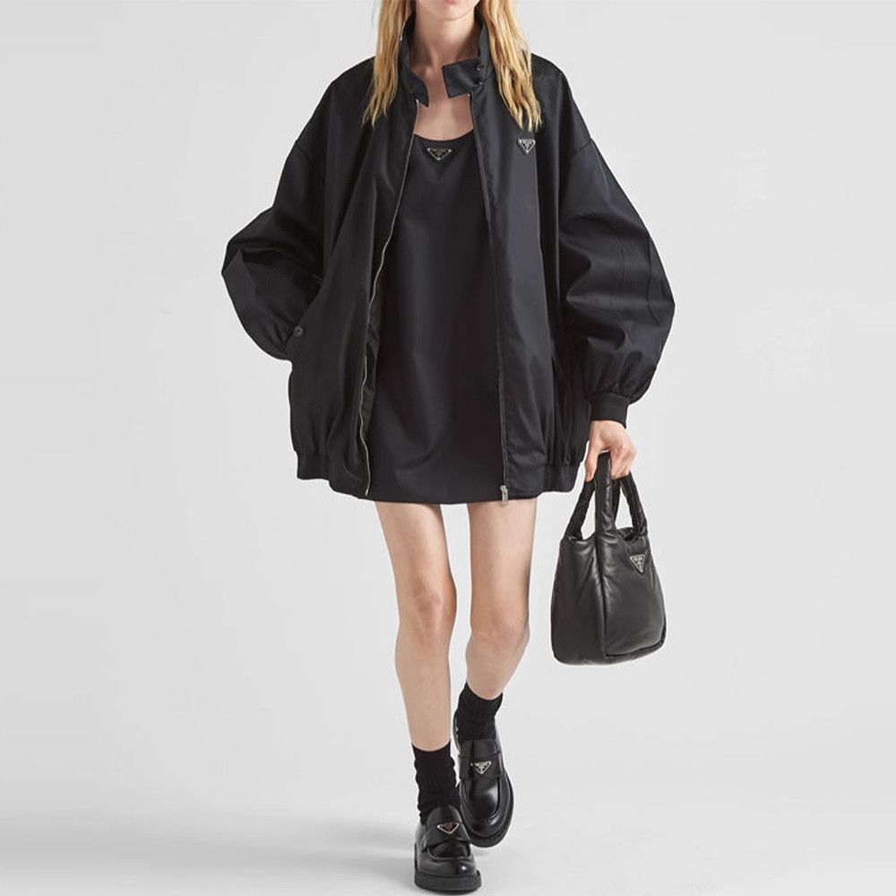 Prada Prada Re-Nylon Logo Plaque Mini Dress Size 42 Size M / US 6-8 / IT 42-44 - 8 Thumbnail