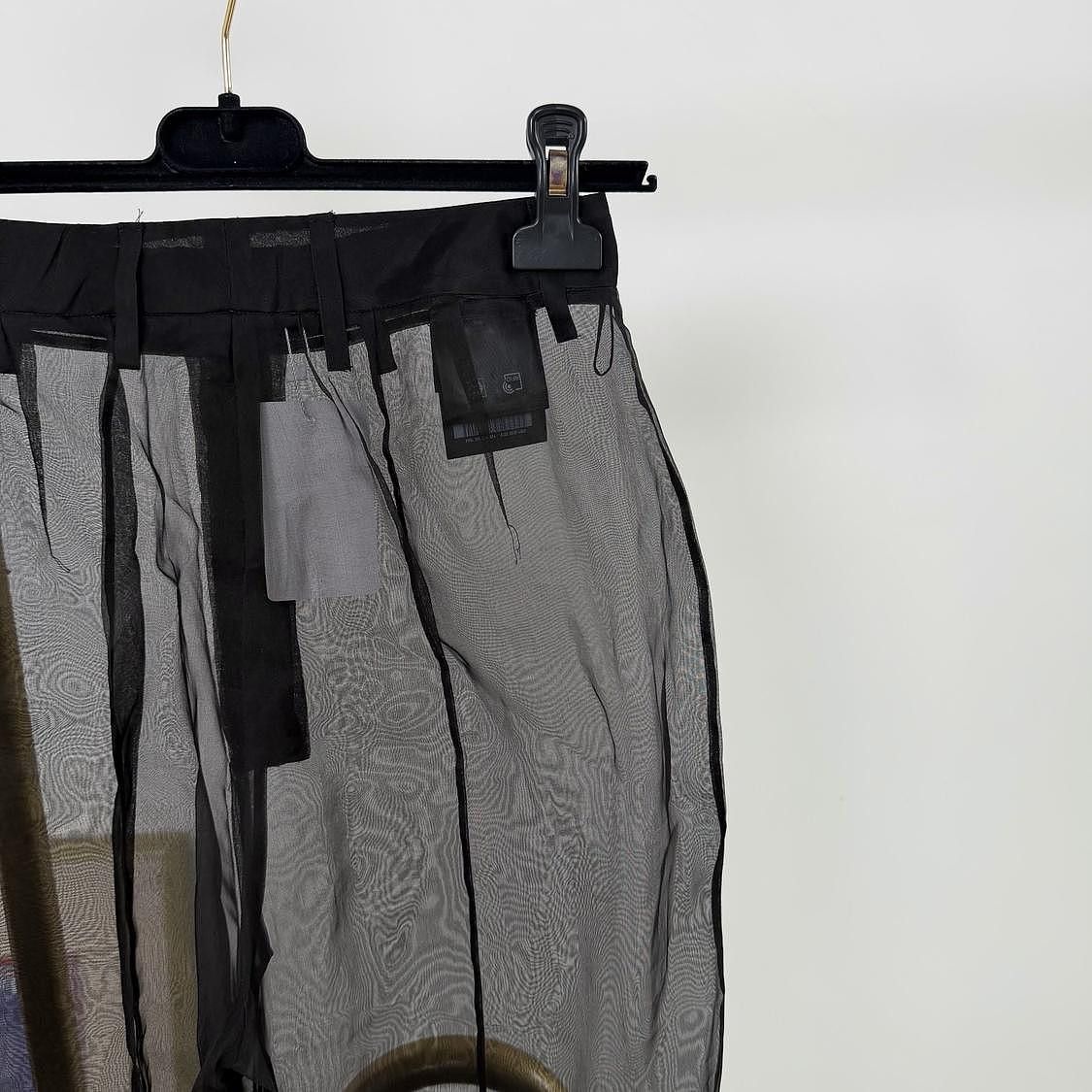Prada Prada Black Sheer Trousers Size 40 Size 27" / US 4 / IT 40 - 8 Thumbnail