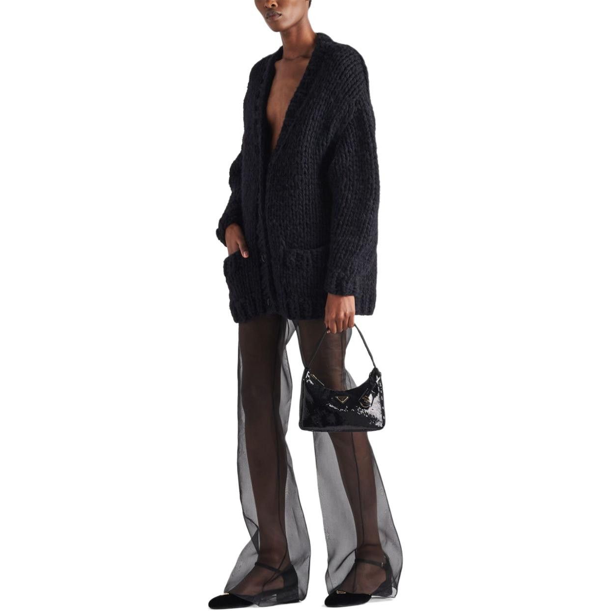 Prada Prada Black Sheer Trousers Size 40 Size 27" / US 4 / IT 40 - 10 Thumbnail