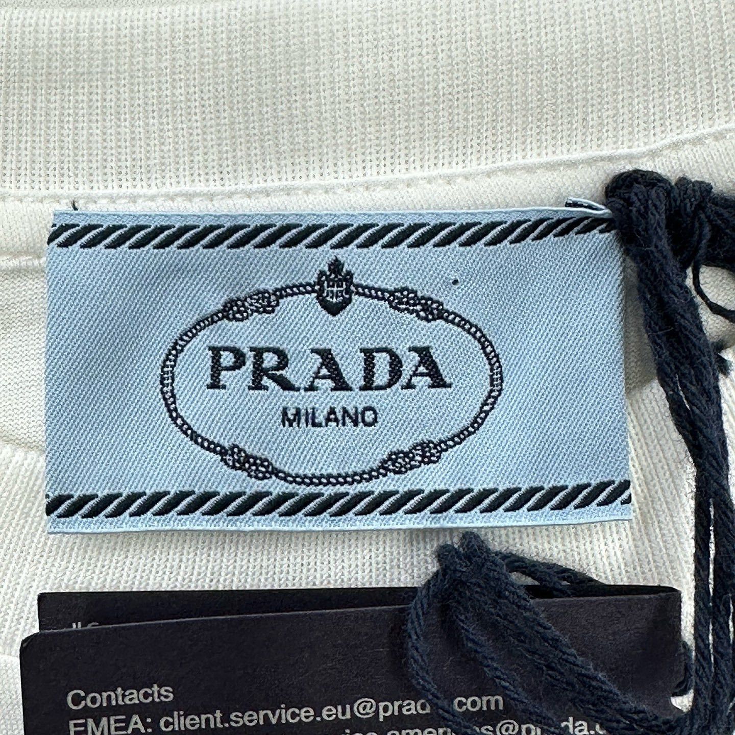 Prada Prada Logo Patch Short Sleeve T-Shirt Size XS Size XS / US 0-2 / IT 36-38 - 3 Thumbnail