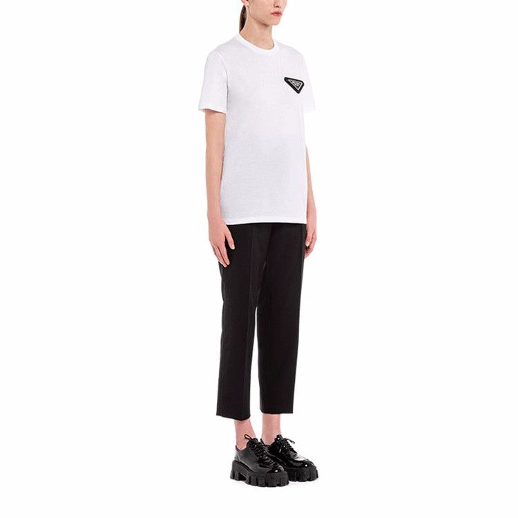 Prada Prada Logo Patch Short Sleeve T-Shirt Size XS Size XS / US 0-2 / IT 36-38 - 9 Thumbnail