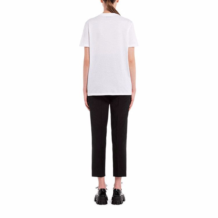 Prada Prada Logo Patch Short Sleeve T-Shirt Size XS Size XS / US 0-2 / IT 36-38 - 8 Thumbnail
