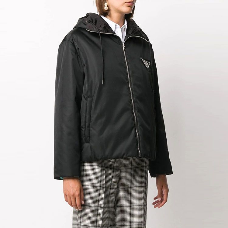 Prada Prada Re-Nylon Logo Hooded Jacket Size 44 Size M / US 6-8 / IT 42-44 - 9 Thumbnail
