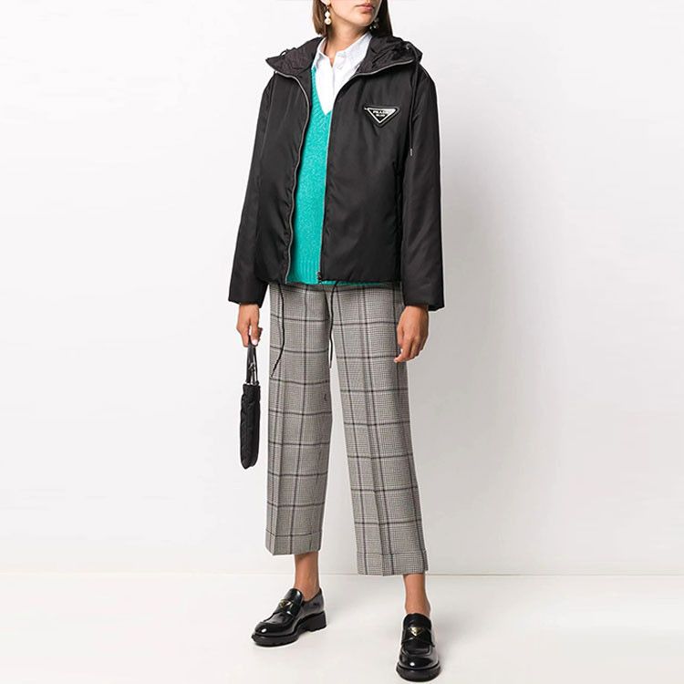 Prada Prada Re-Nylon Logo Hooded Jacket Size 44 Size M / US 6-8 / IT 42-44 - 7 Thumbnail