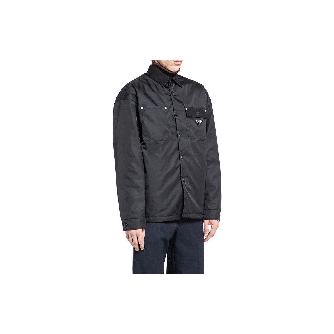 Prada Prada Re-Nylon Logo Button-Up Jacket Size L Size US L / EU 52-54 / 3 - 8 Thumbnail