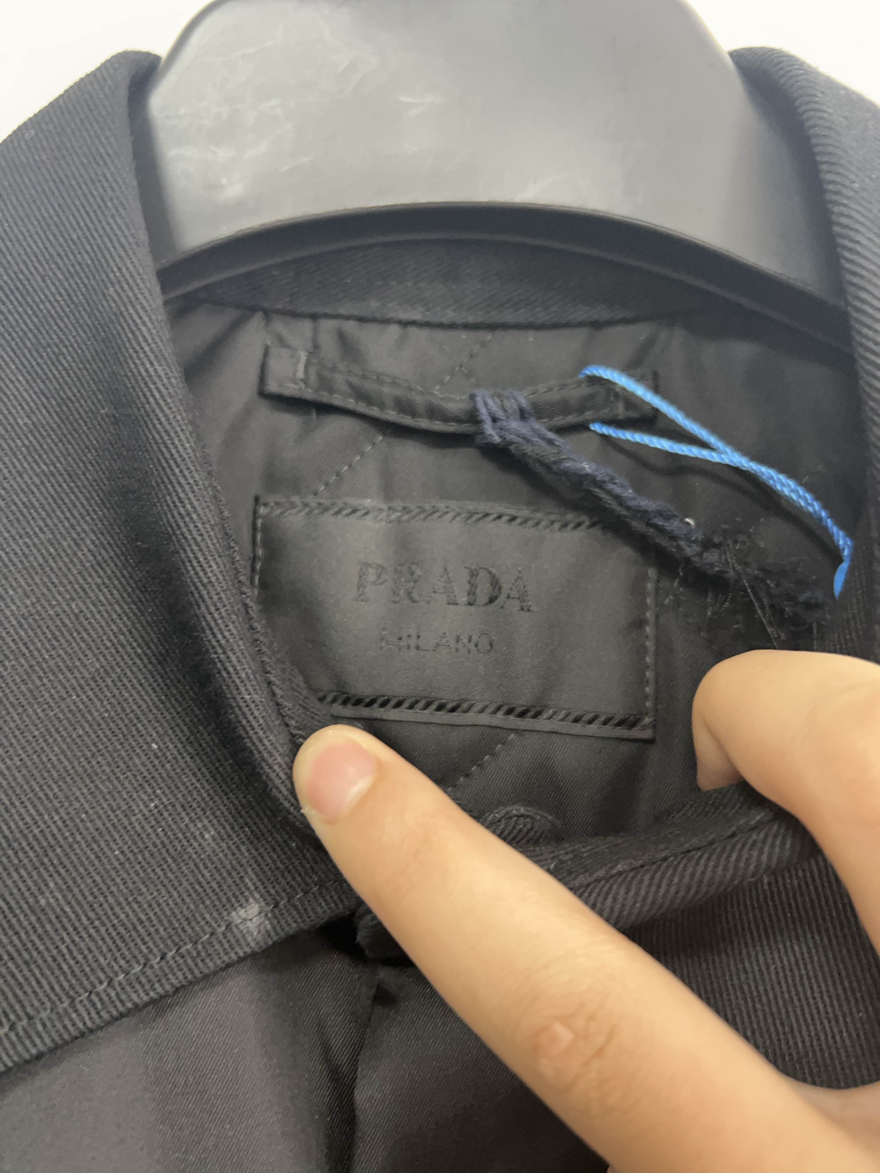 Prada Prada Re-Nylon Logo Button-Up Jacket Size L Size US L / EU 52-54 / 3 - 3 Thumbnail