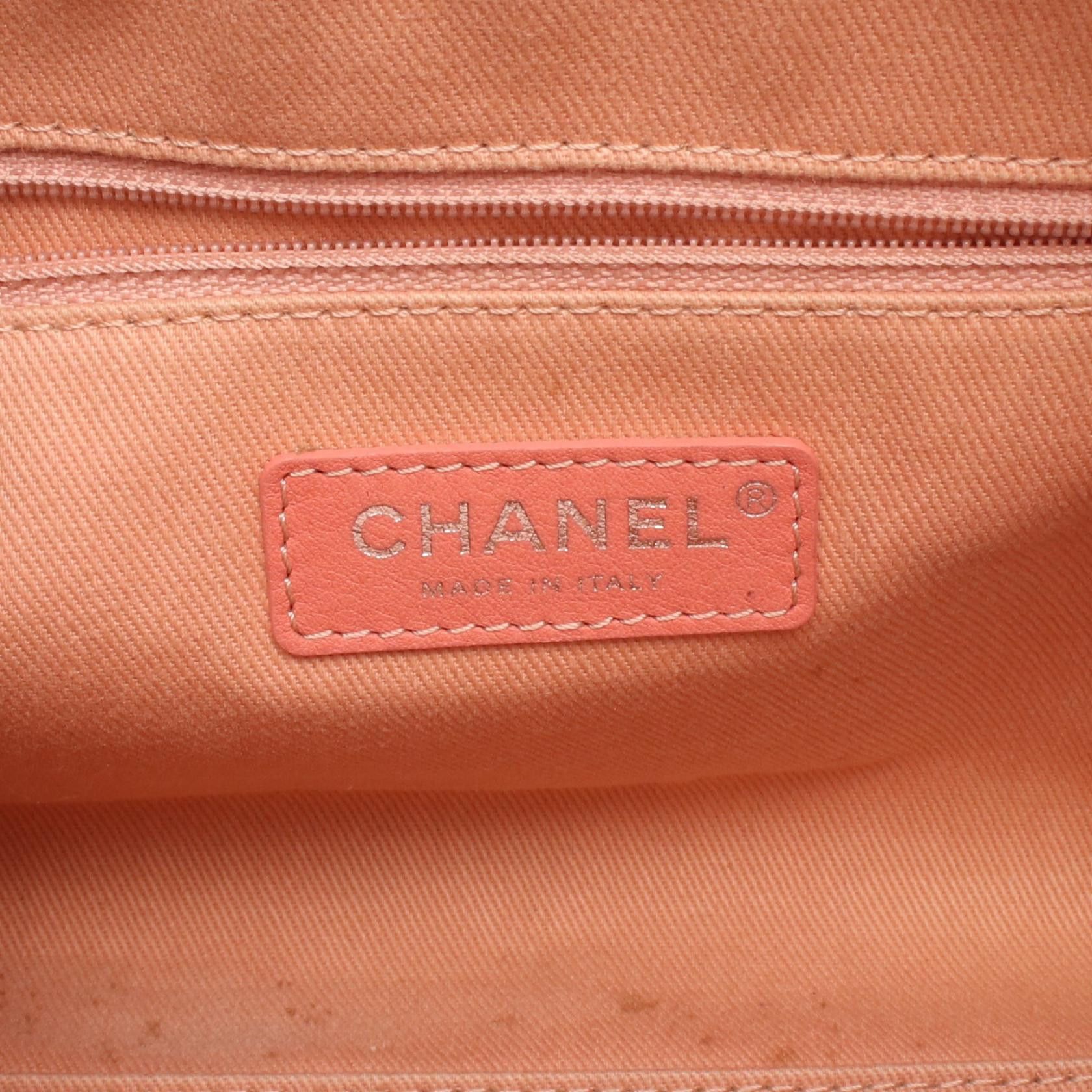 Chanel Chanel CHANEL Deauville Canvas Leather Shoulder Bag Leather Shoulder Bag A92750 DUTY FREE for USA Size ONE SIZE - 4 Thumbnail