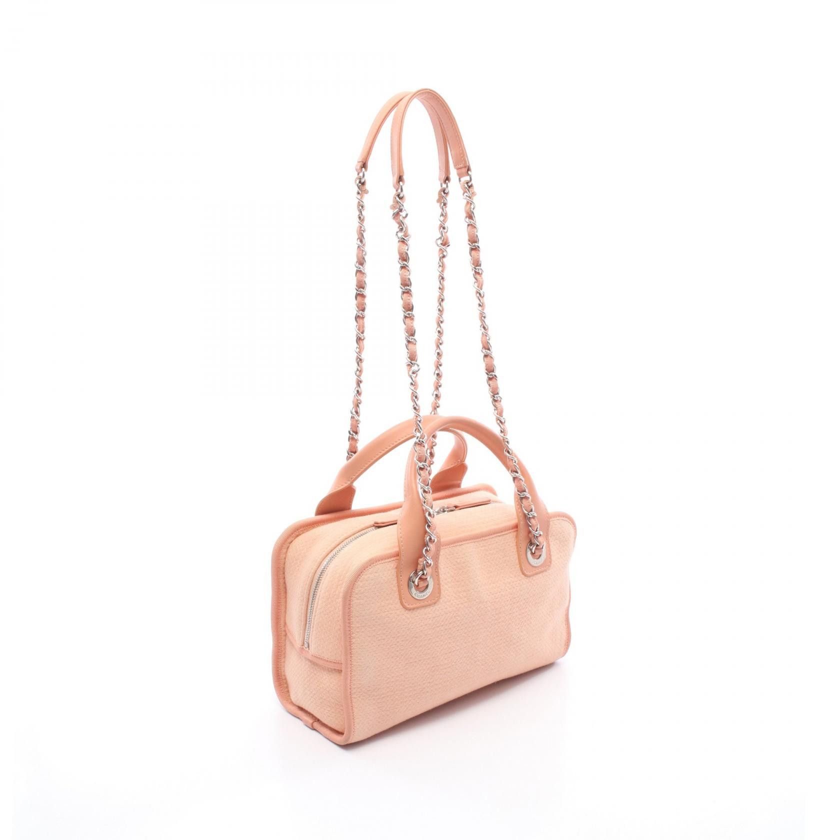 Chanel Chanel CHANEL Deauville Canvas Leather Shoulder Bag Leather Shoulder Bag A92750 DUTY FREE for USA Size ONE SIZE - 2 Thumbnail