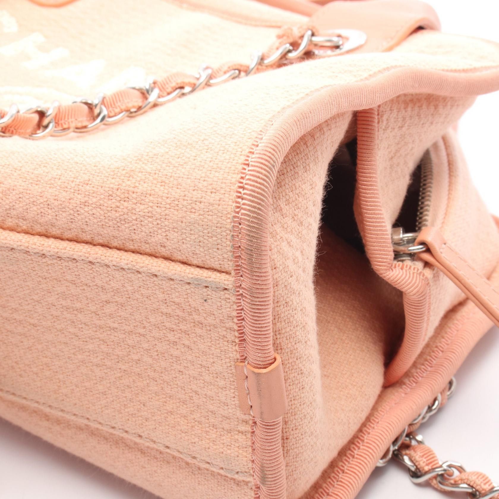 Chanel Chanel CHANEL Deauville Canvas Leather Shoulder Bag Leather Shoulder Bag A92750 DUTY FREE for USA Size ONE SIZE - 8 Thumbnail