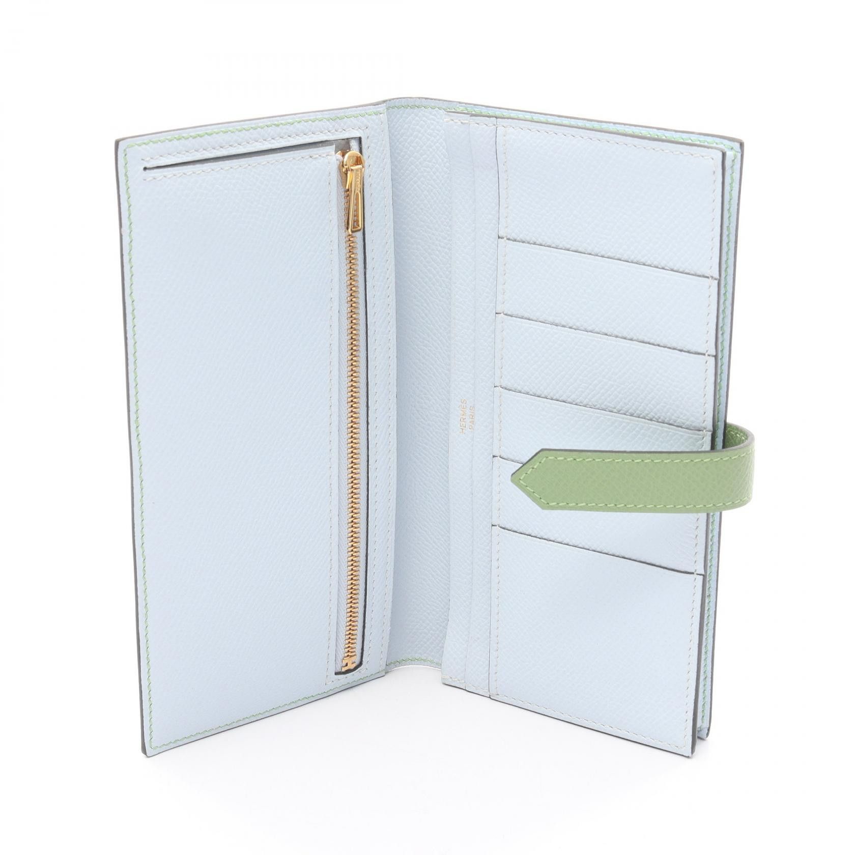 Hermes Hermes Hermes Bearn Souffle Verso Veau Epsom Long Wallet Leather Long Wallet Y2020 DUTY FREE for USA Size ONE SIZE - 3 Thumbnail