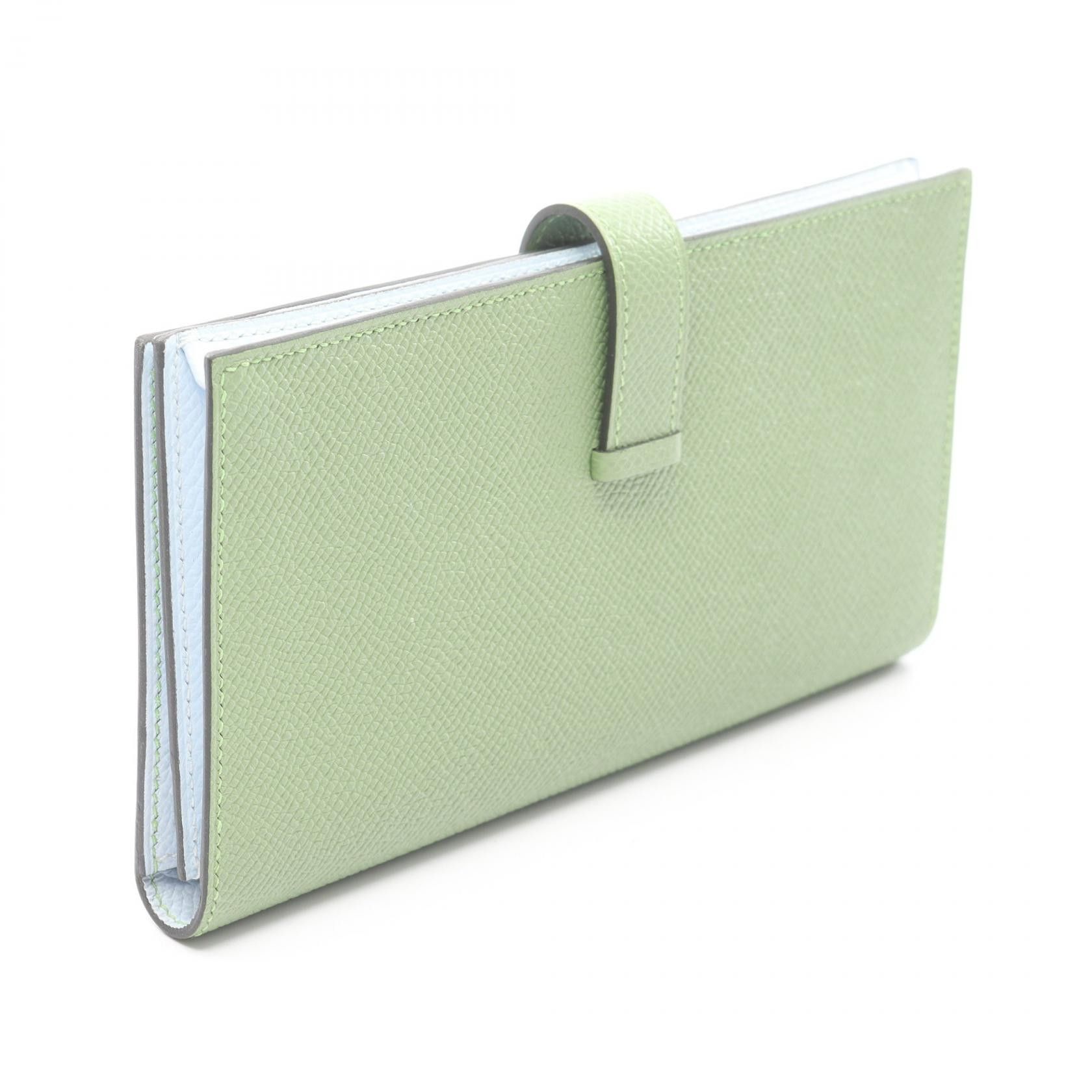 Hermes Hermes Hermes Bearn Souffle Verso Veau Epsom Long Wallet Leather Long Wallet Y2020 DUTY FREE for USA Size ONE SIZE - 2 Thumbnail