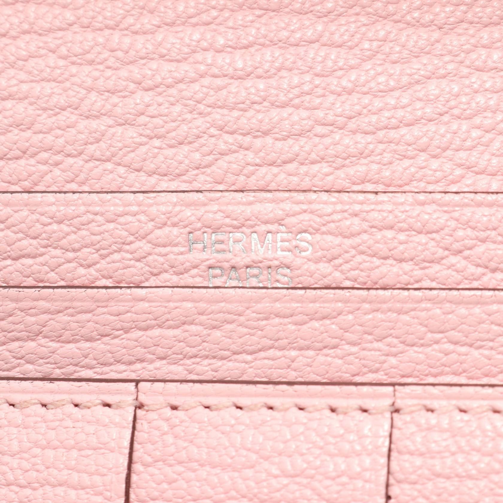 Hermes Hermes Hermes Bearn Soufflet Chevre Long Wallet Leather Long Wallet Stamp D (2019) DUTY FREE for USA Size ONE SIZE - 5 Thumbnail