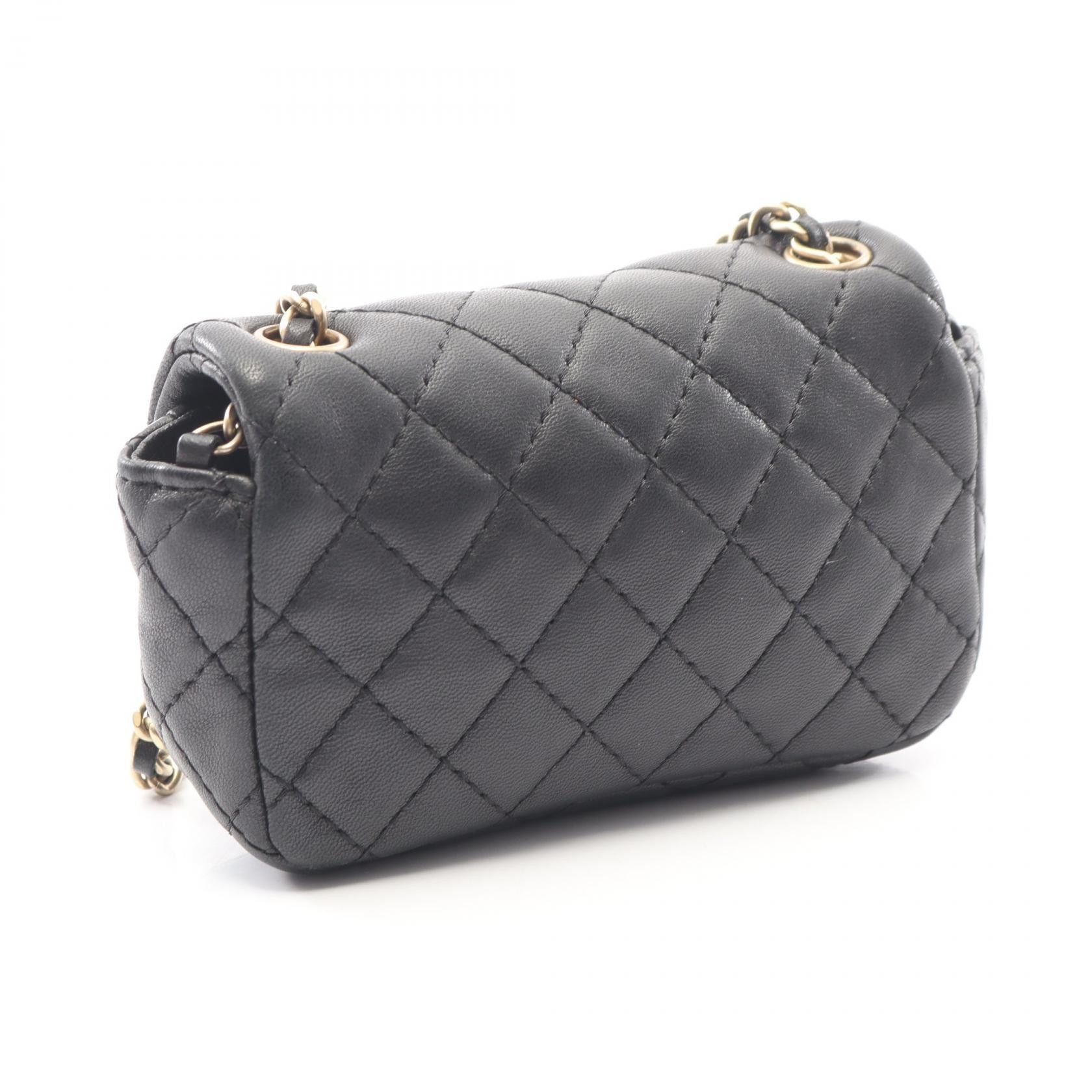 Chanel Chanel CHANEL Matelasse Lambskin Mini Shoulder Bag Leather Shoulder Bag DUTY FREE for USA Size ONE SIZE - 2 Thumbnail