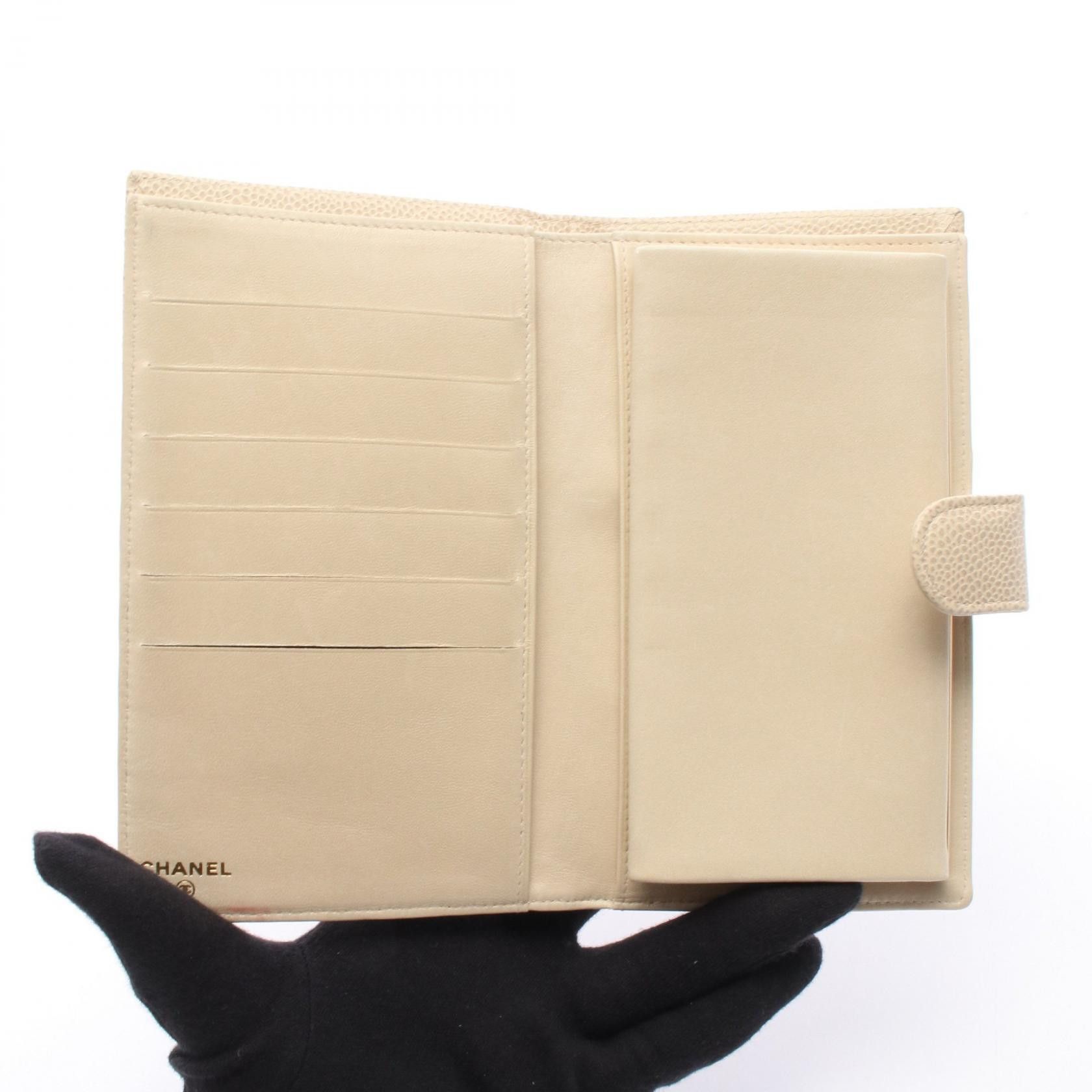 Chanel Chanel Chanel Coco Mark Grained Calfskin Long Bifold Wallet Leather Long Wallet DUTY FREE for USA Size ONE SIZE - 3 Thumbnail