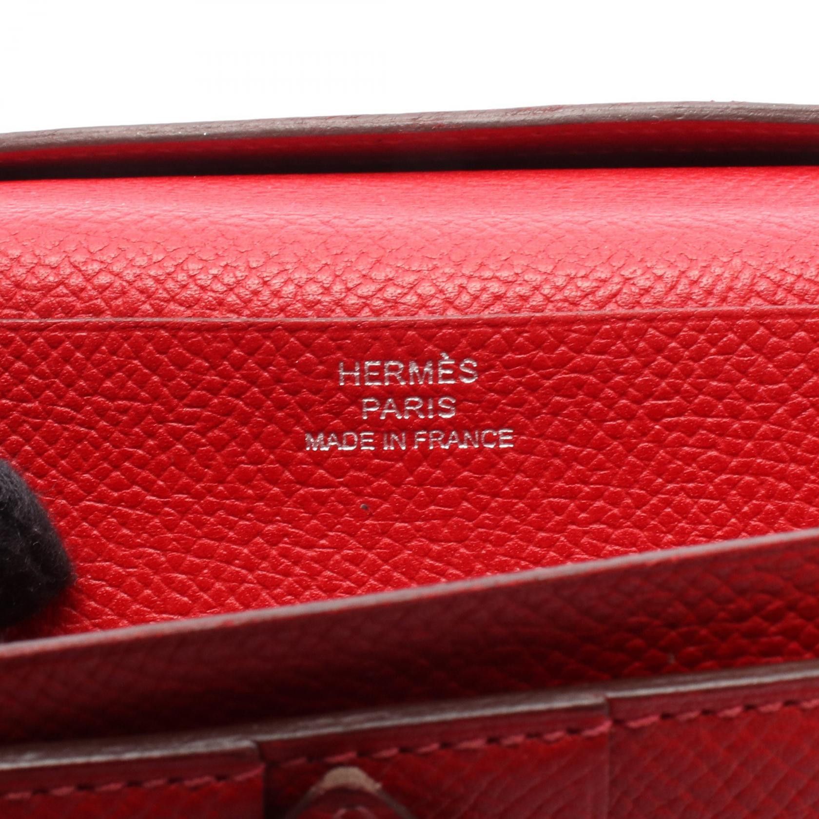 Hermes Hermes Hermes Bearn Soufflet Epsom Leather Long Wallet Leather Long Wallet Stamp P (2012) DUTY FREE for USA Size ONE SIZE - 4 Thumbnail
