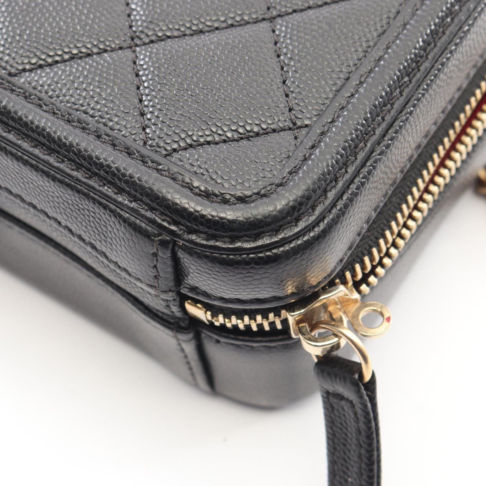 Chanel Chanel CHANEL CC Filigree Grained Calf Shoulder Bag Leather Shoulder Bag AS0988 DUTY FREE for USA Size ONE SIZE - 6 Thumbnail