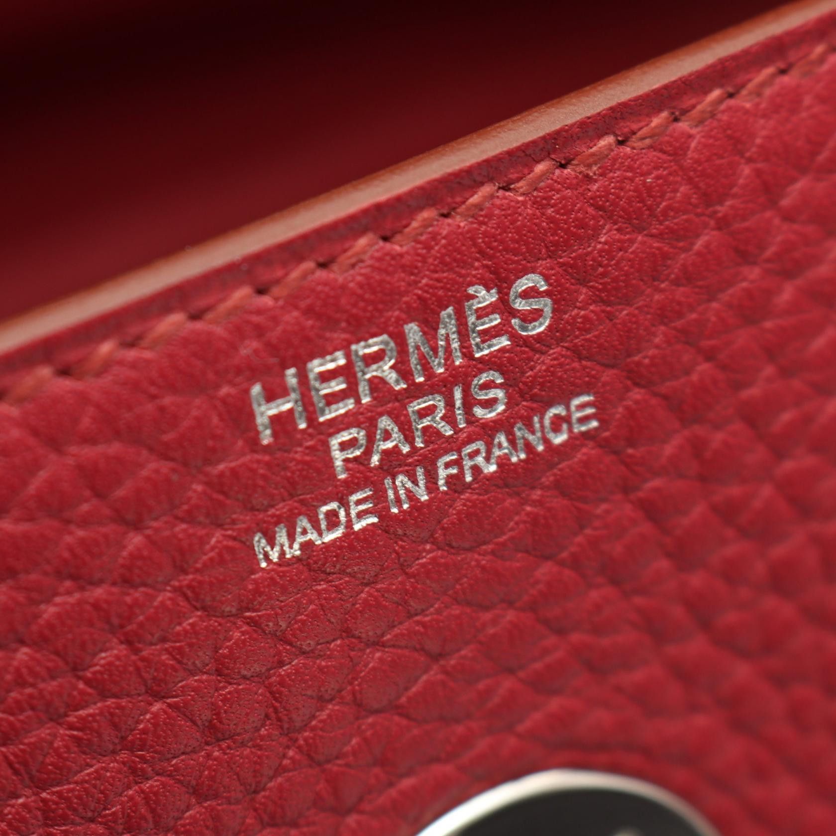 Hermes Hermes Hermes Lindy30 Calfskin Shoulder Bag Leather Shoulder Bag T DUTY FREE for USA Size ONE SIZE - 4 Thumbnail