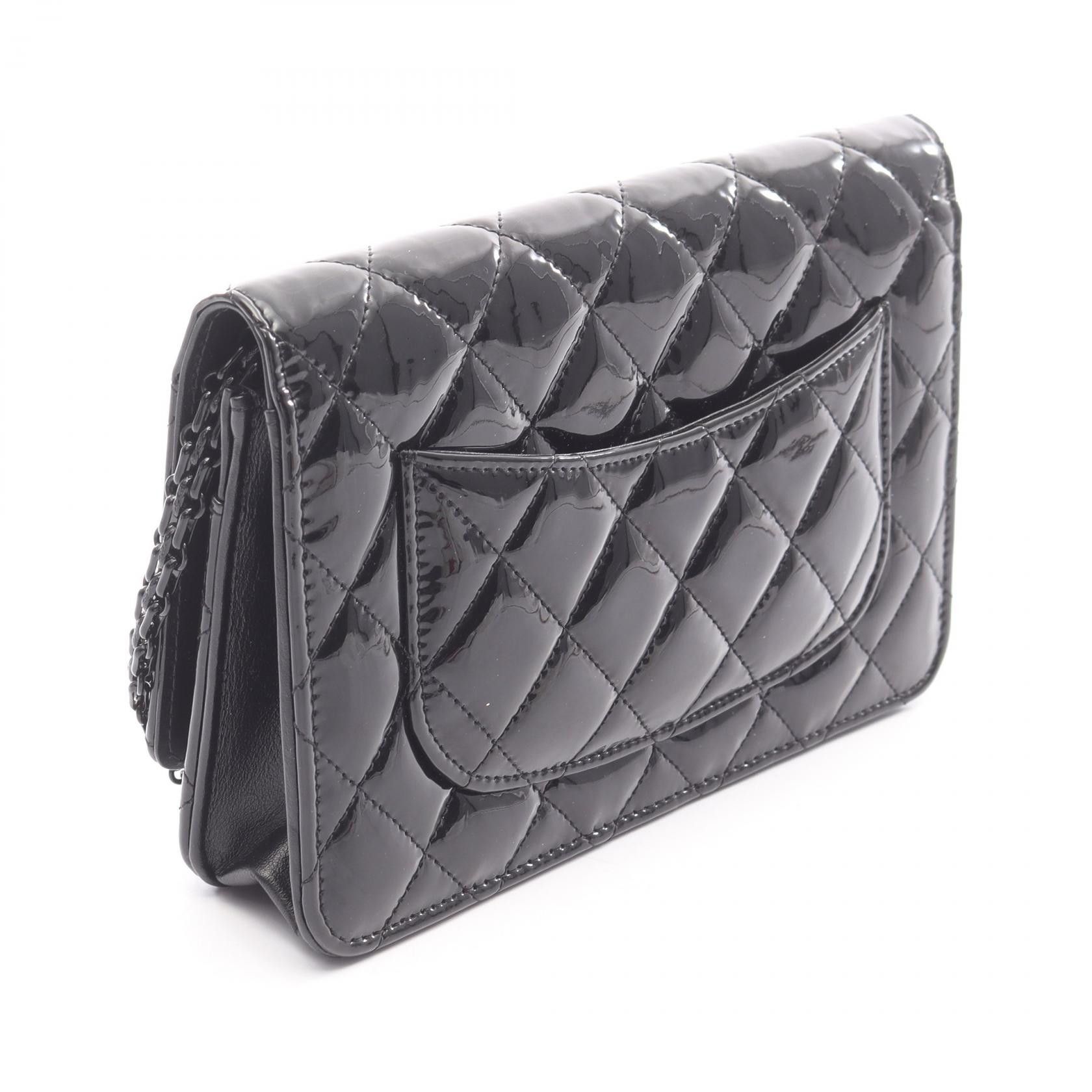 Chanel Chanel Chanel 2.55 Patent Leather Shoulder Bag Leather Shoulder Bag DUTY FREE for USA Size ONE SIZE - 2 Thumbnail