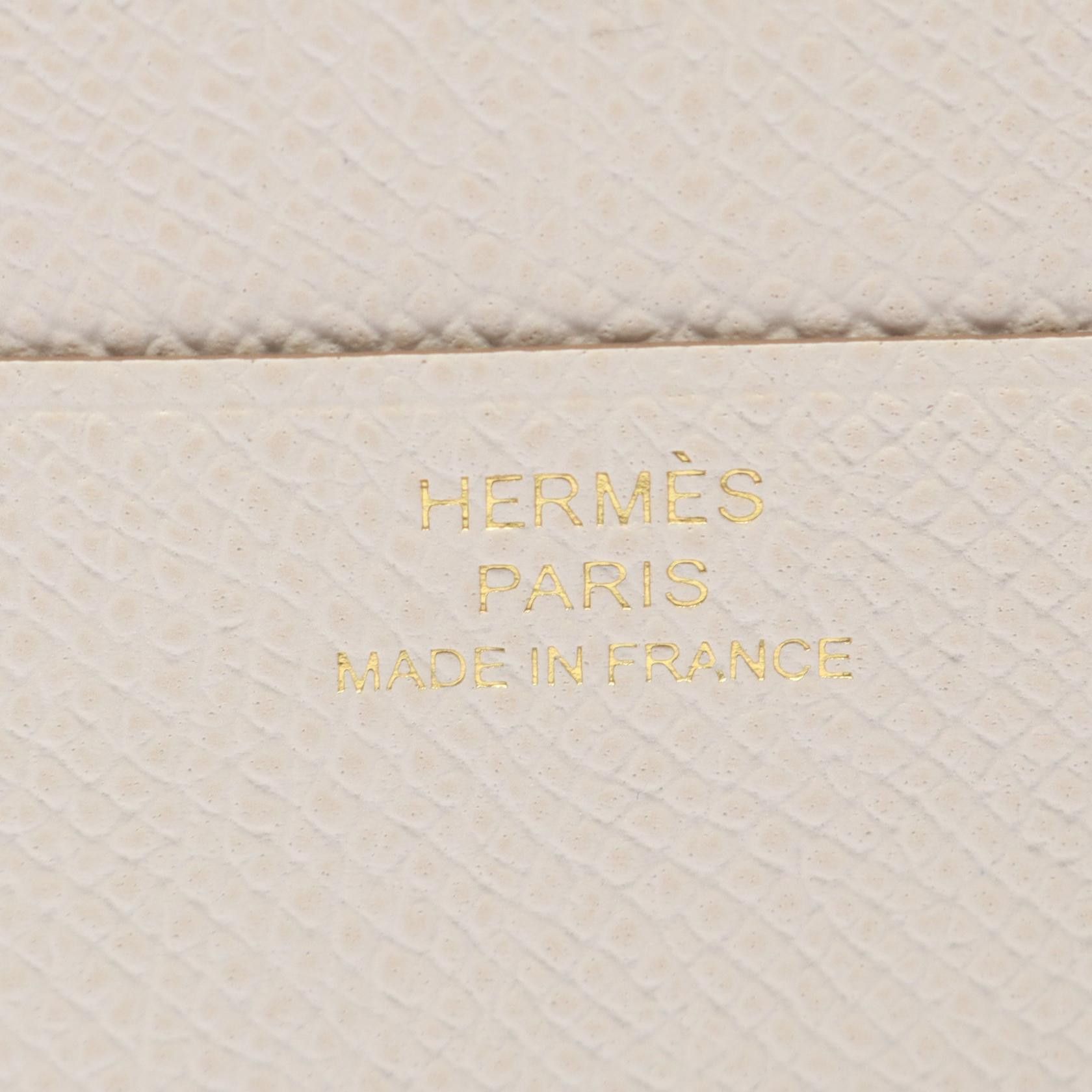 Hermes Hermes Hermes Bearn Combine Calfskin Wallet Leather Short Wallet Stamp W (2024) DUTY FREE for USA Size ONE SIZE - 5 Thumbnail