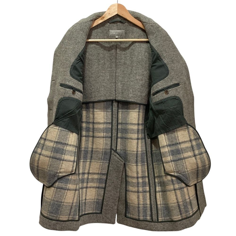 Margaret Howell Margaret Howell MARGARET HOWELL Herringbone Wool Coat Textile Outerwear DUTY FREE for USA Size ONE SIZE - 4 Thumbnail