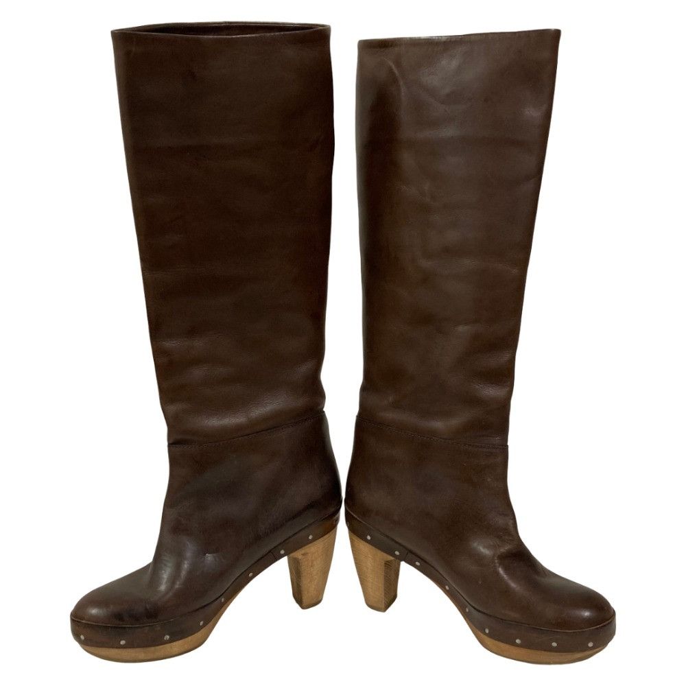 Marni Marni Marni Leather Long Boots Leather Shoes DUTY FREE for USA Size ONE SIZE - 4 Thumbnail
