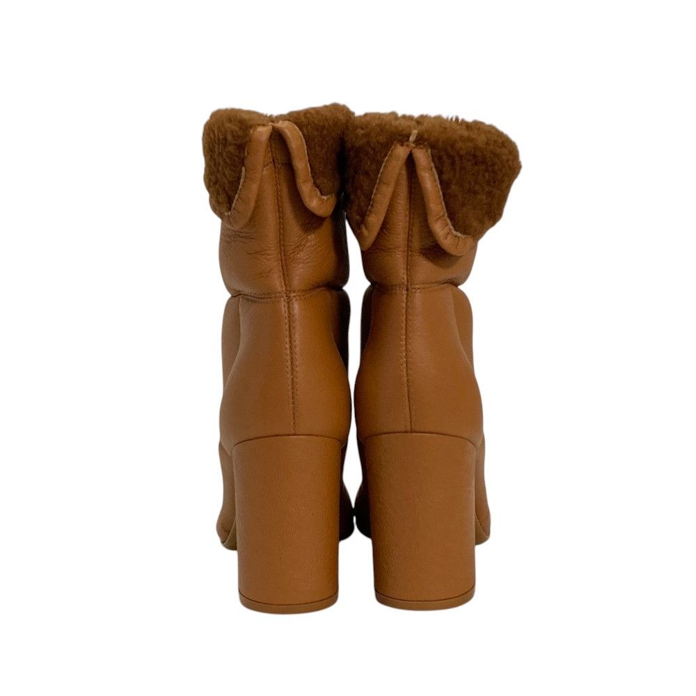 Other Other Gianvito Rossi Leather Chunky Heel Shearling Boots Leather Shoes DUTY FREE for USA Size ONE SIZE - 3 Thumbnail