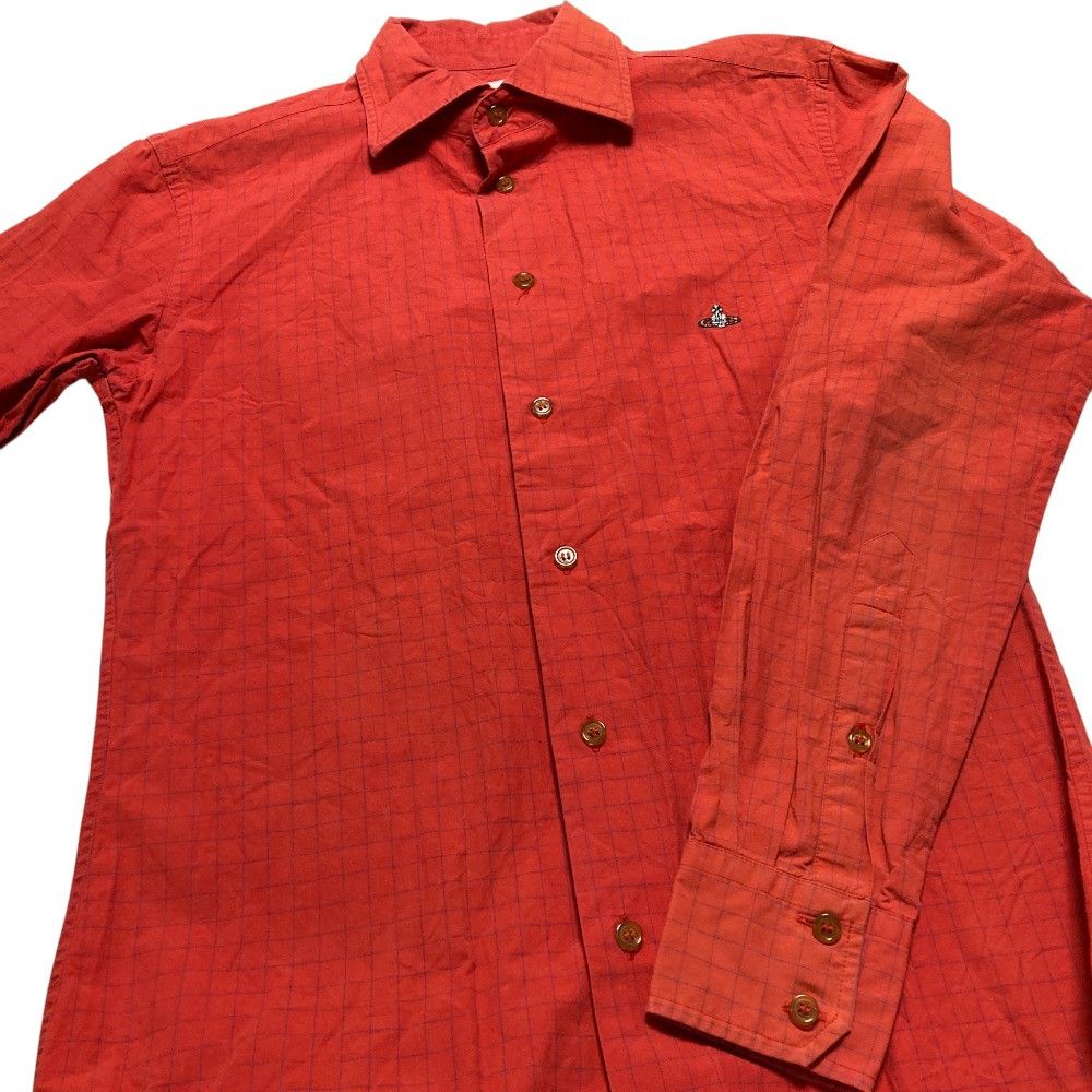 Vivienne Westwood Vivienne Westwood Vivienne Westwood Man Check Long Sleeve Shirt Textile Dress Shirt DUTY FREE for USA Size ONE SIZE - 9 Thumbnail