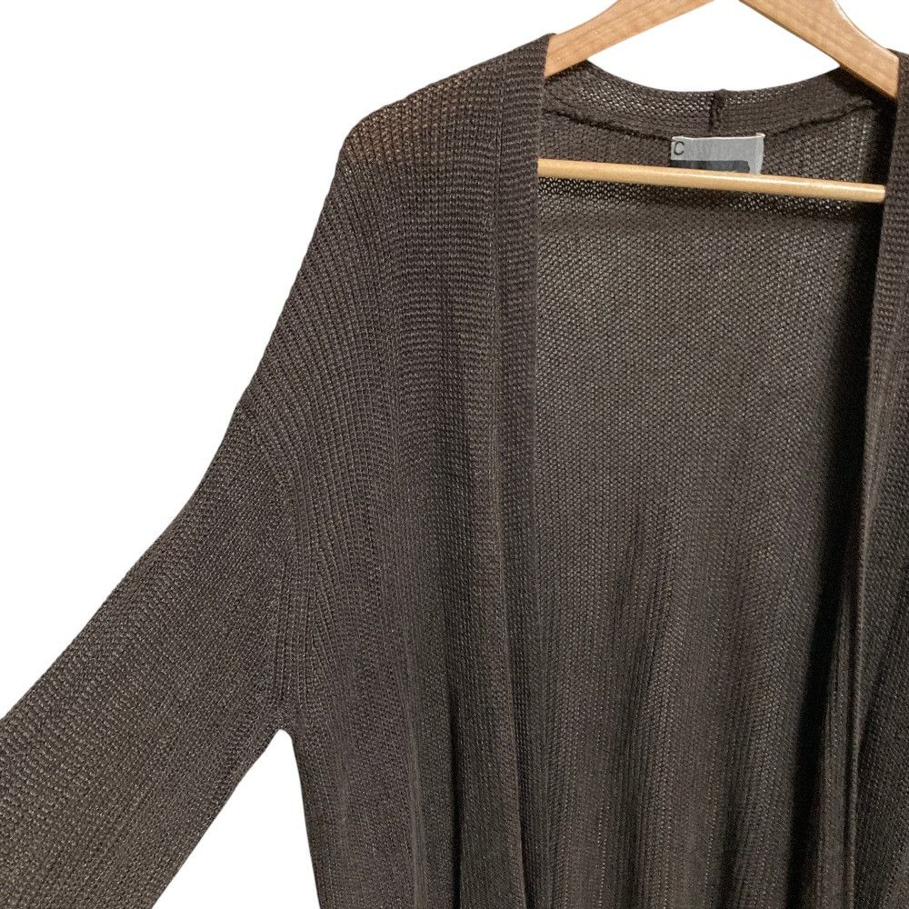 Other Other Chaos Mute Linen Knit Cardigan Textile Outerwear CH206023ER DUTY FREE for USA Size ONE SIZE - 4 Thumbnail