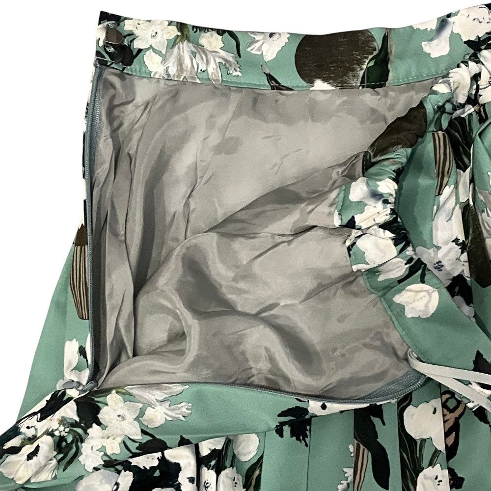 Other Other SEVEN TEN by MIHO KAWAHITO Yoru no Hana Print Pleated Skirt Textile Skirts BJ7-2141517JC DUTY FREE for USA Size ONE SIZE - 3 Thumbnail