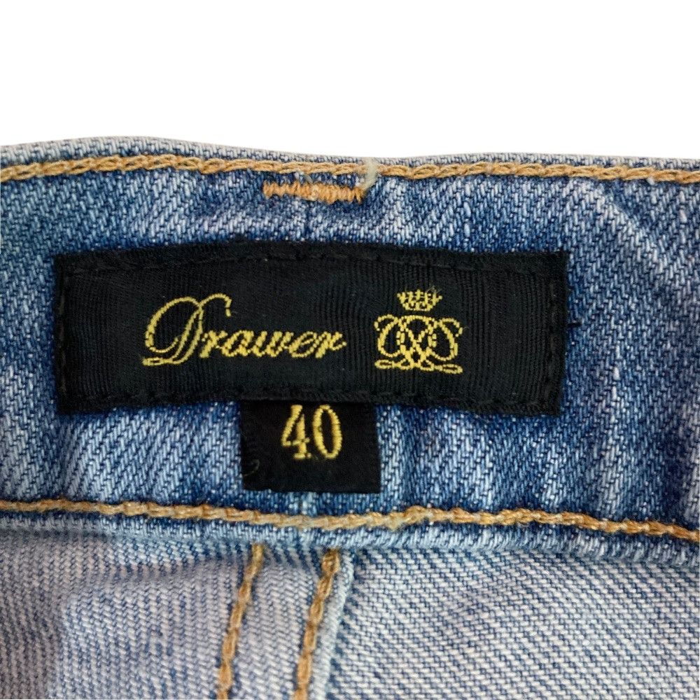 Other Other Drawer Cotton Denim Pants Textile Jeans 6514-299-1176 DUTY FREE for USA Size ONE SIZE - 4 Thumbnail