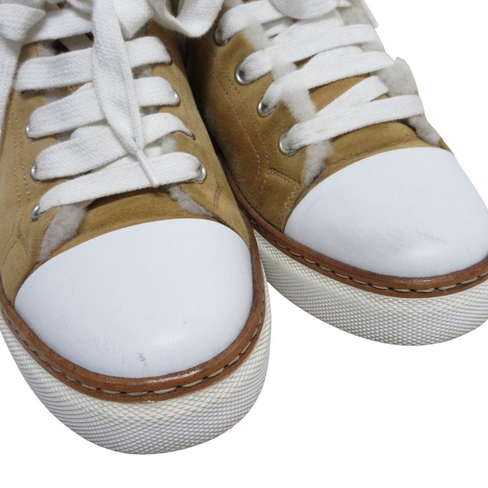 Hermes Hermes Hermes Jimmy Shearling High Top Sneakers 36 1/2 Fur Shoes DUTY FREE for USA Size ONE SIZE - 7 Thumbnail