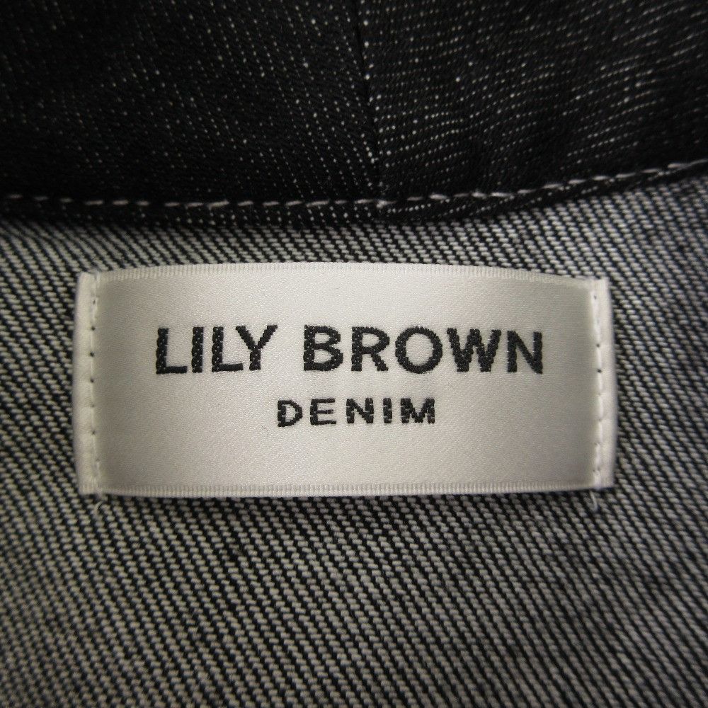 Other Other Lily Brown Denim Mini Dress Textile Dresses LWFO261007 DUTY FREE for USA Size ONE SIZE - 5 Thumbnail