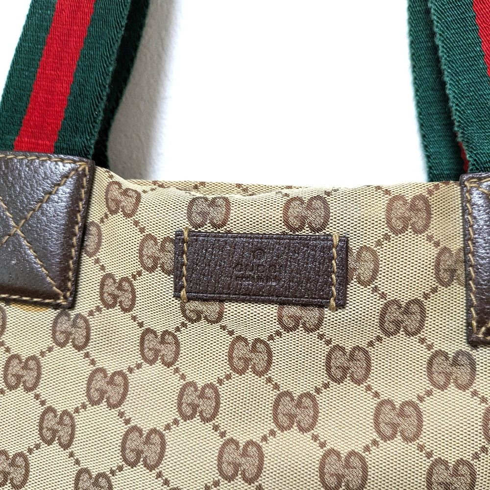 Gucci Gucci Gucci GG Nylon Tote Bag Textile Tote Bag 131233 DUTY FREE for USA Size ONE SIZE - 8 Thumbnail