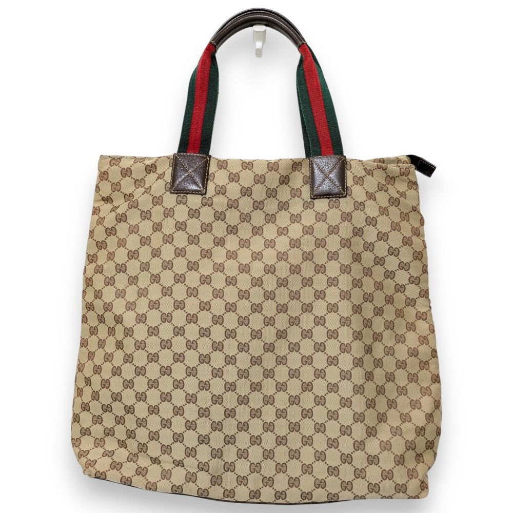 Gucci Gucci Gucci GG Nylon Tote Bag Textile Tote Bag 131233 DUTY FREE for USA Size ONE SIZE - 2 Thumbnail