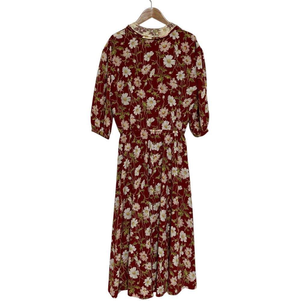 Other Other INGEBORG Lace Collar Floral Long Shirt Dress Textile Dresses DUTY FREE for USA Size ONE SIZE - 2 Thumbnail