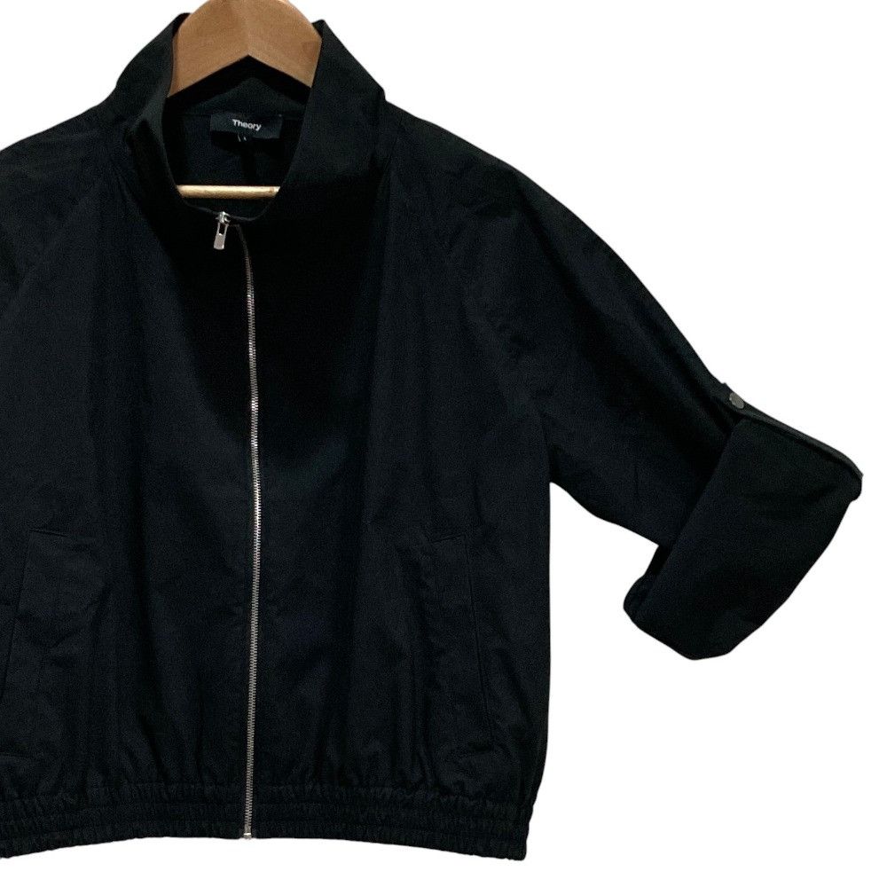 Theory Theory Theory STRETCH LAWN CL Cropped Jacket Textile Outerwear DUTY FREE for USA Size ONE SIZE - 7 Thumbnail