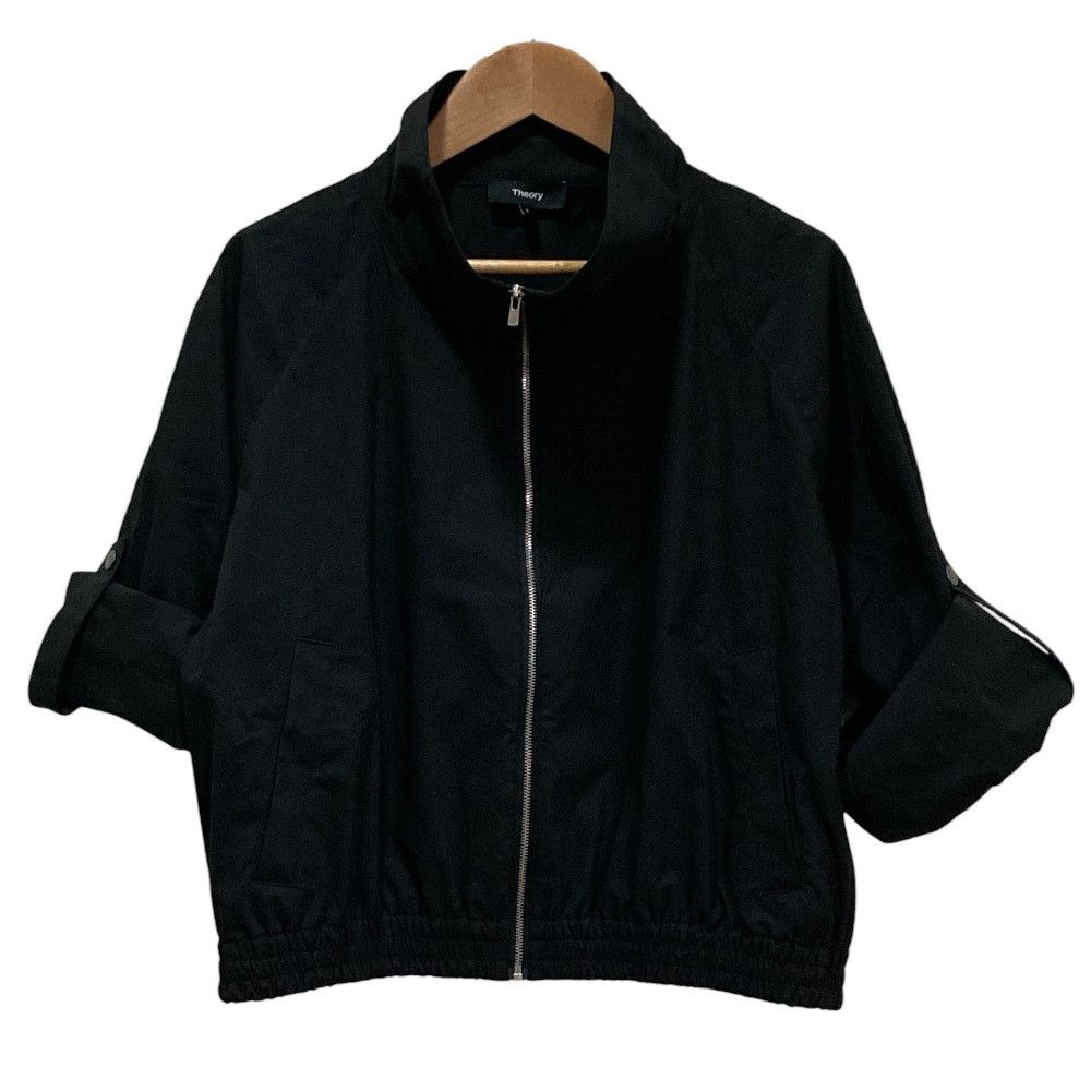 Theory Theory Theory STRETCH LAWN CL Cropped Jacket Textile Outerwear DUTY FREE for USA Size ONE SIZE - 5 Thumbnail