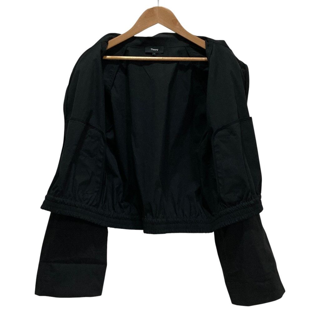 Theory Theory Theory STRETCH LAWN CL Cropped Jacket Textile Outerwear DUTY FREE for USA Size ONE SIZE - 4 Thumbnail