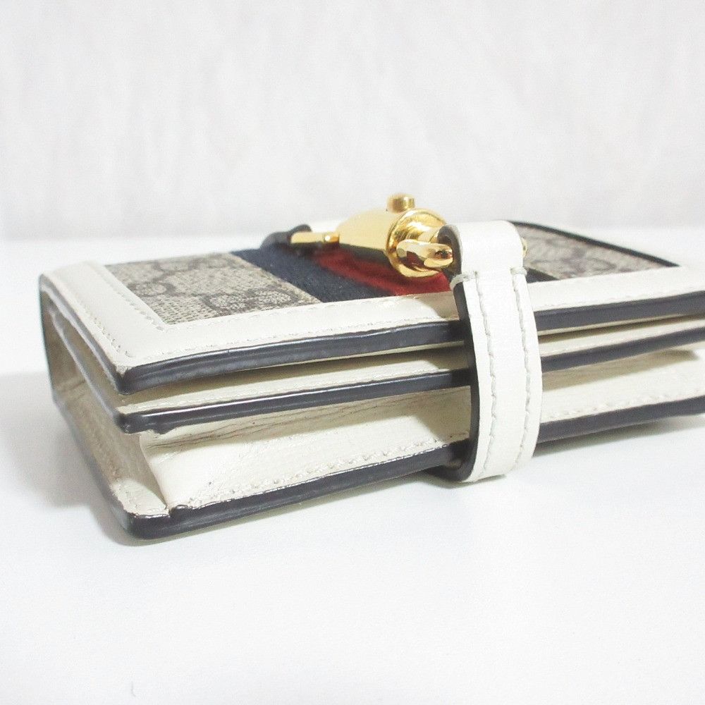 Gucci Gucci Gucci Jackie Compact Wallet Leather Short Wallet 645536 DUTY FREE for USA Size ONE SIZE - 4 Thumbnail