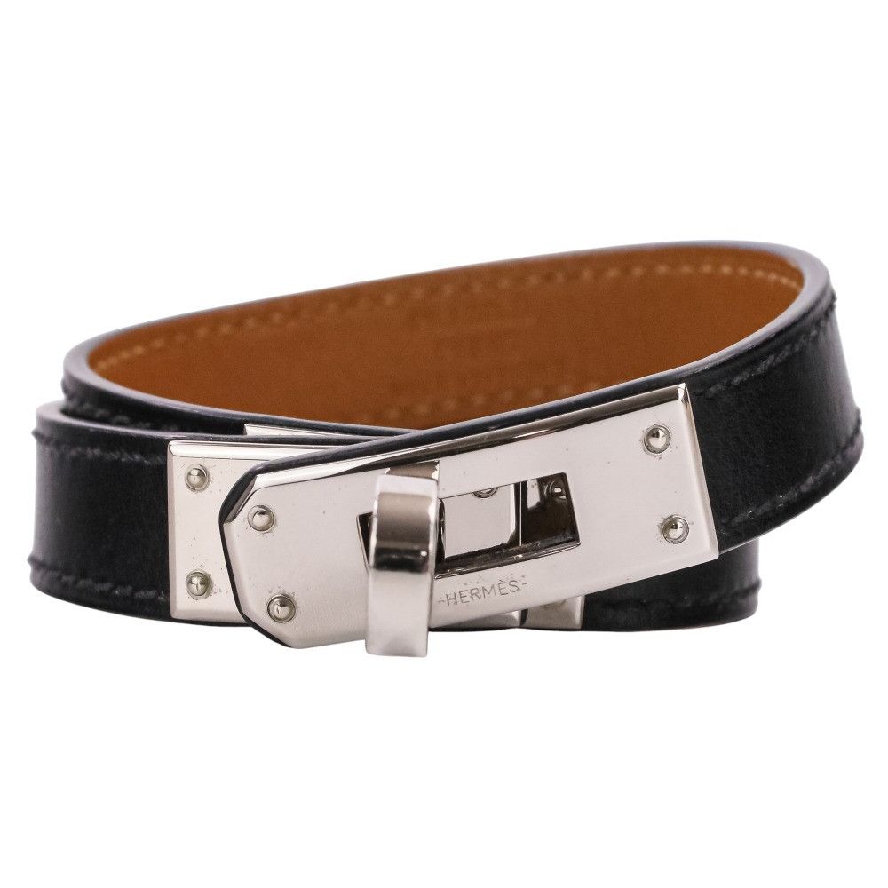 Hermes Hermes Hermes Kelly Double Tour Leather Bracelet Leather Bracelet R DUTY FREE for USA Size ONE SIZE - 5 Thumbnail