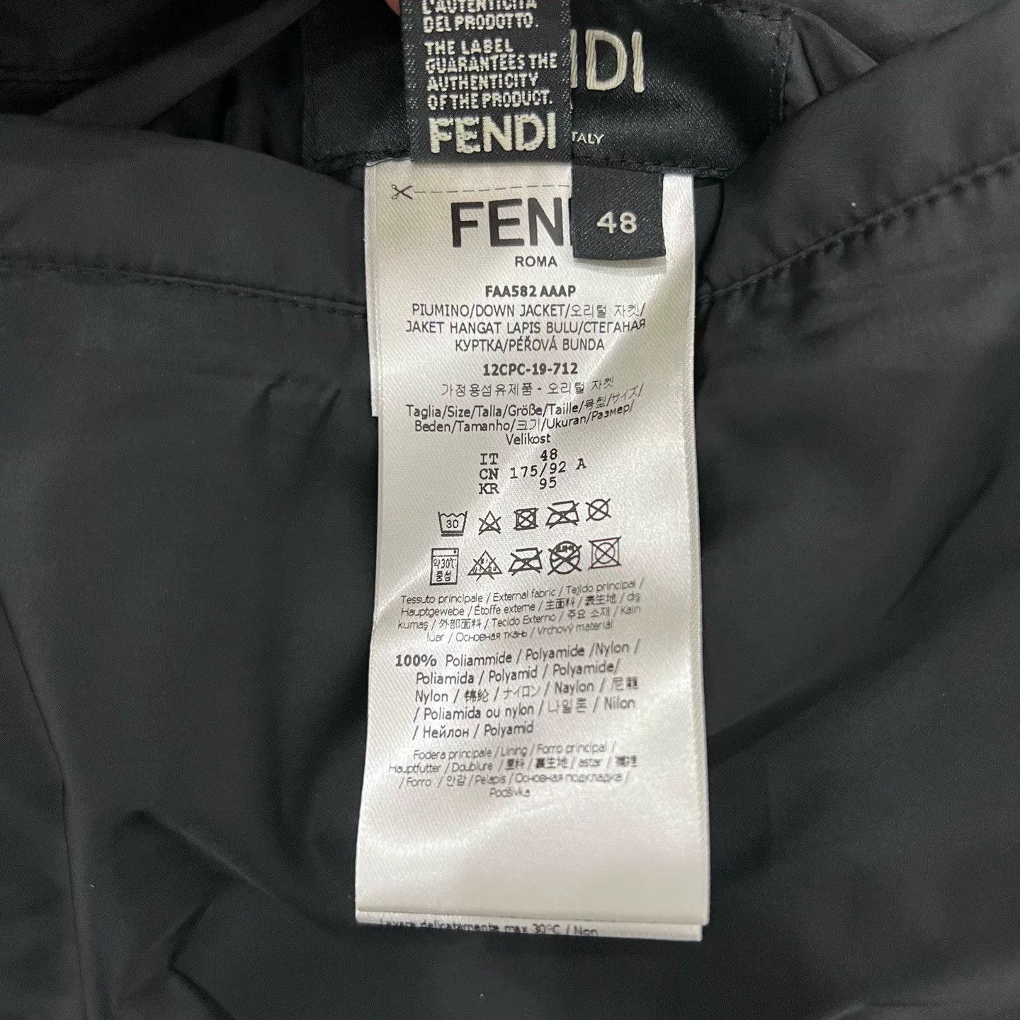 Fendi Fendi Reversible Geometric Print Down Jacket Size US M / EU 48-50 / 2 - 8 Thumbnail