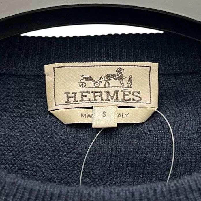 Hermes Hermes Geometric Logo Cashmere Sweater Size US S / EU 44-46 / 1 - 4 Thumbnail