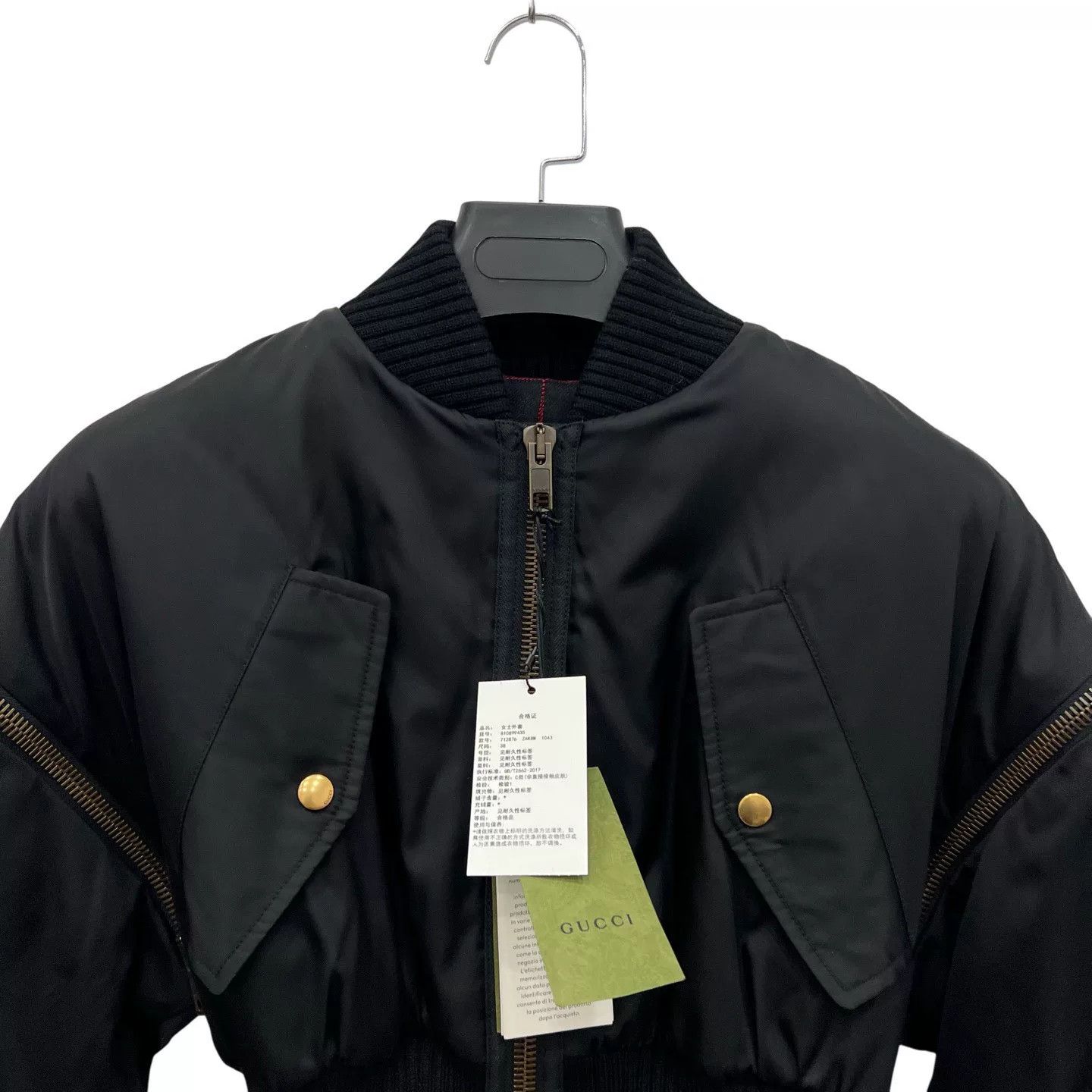 Gucci Gucci Black Pilot Jacket Size S / US 4 / IT 40 - 2 Thumbnail