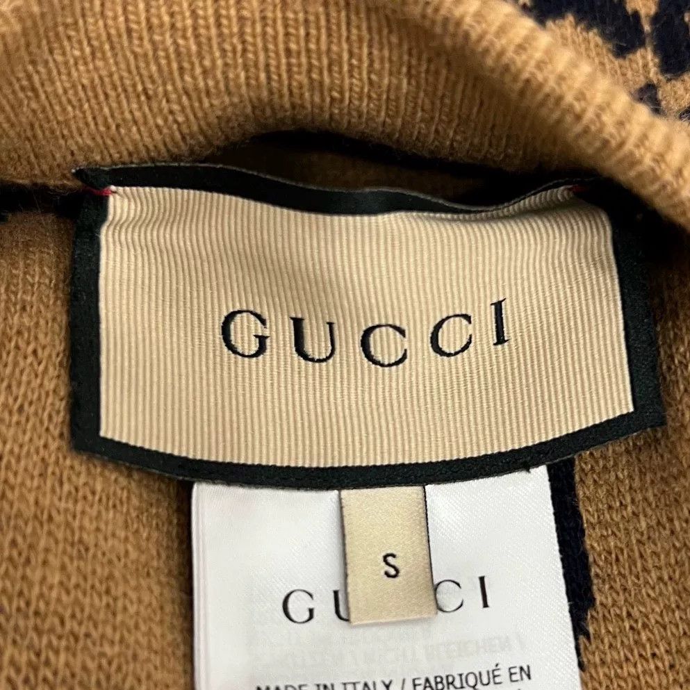 Gucci Gucci GG Reversible Knit Cardigan Size US S / EU 44-46 / 1 - 7 Thumbnail